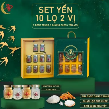 SET YẾN 10 LỌ 2 VỊ 75ML
