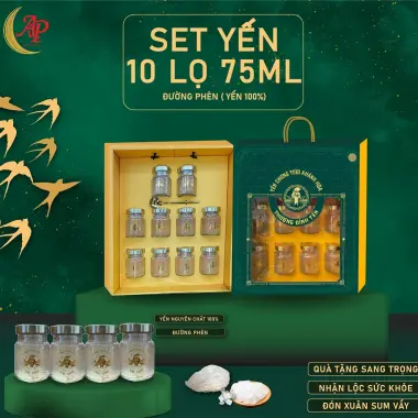 SET YẾN 10 LỌ 75ML