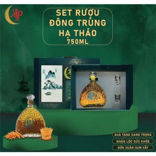 RƯỢU ĐÔNG TRÙNG HẠ THẢO 750 ML