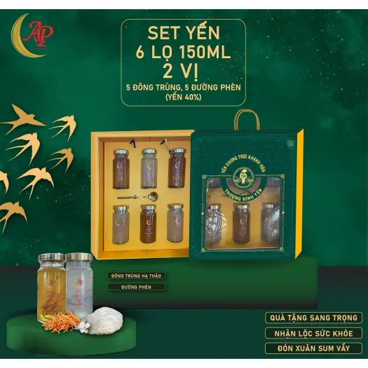 SET YẾN 6 LỌ 150ML 2 VỊ